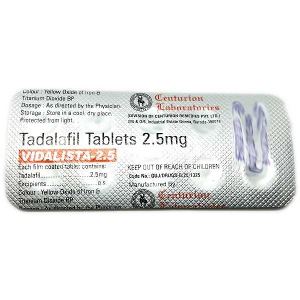 Käufen Vidalista 2.5mg online apotheke deutschland